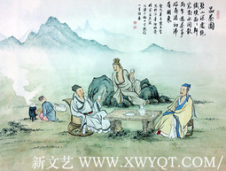 《品茶图》 68×112cm   2013年